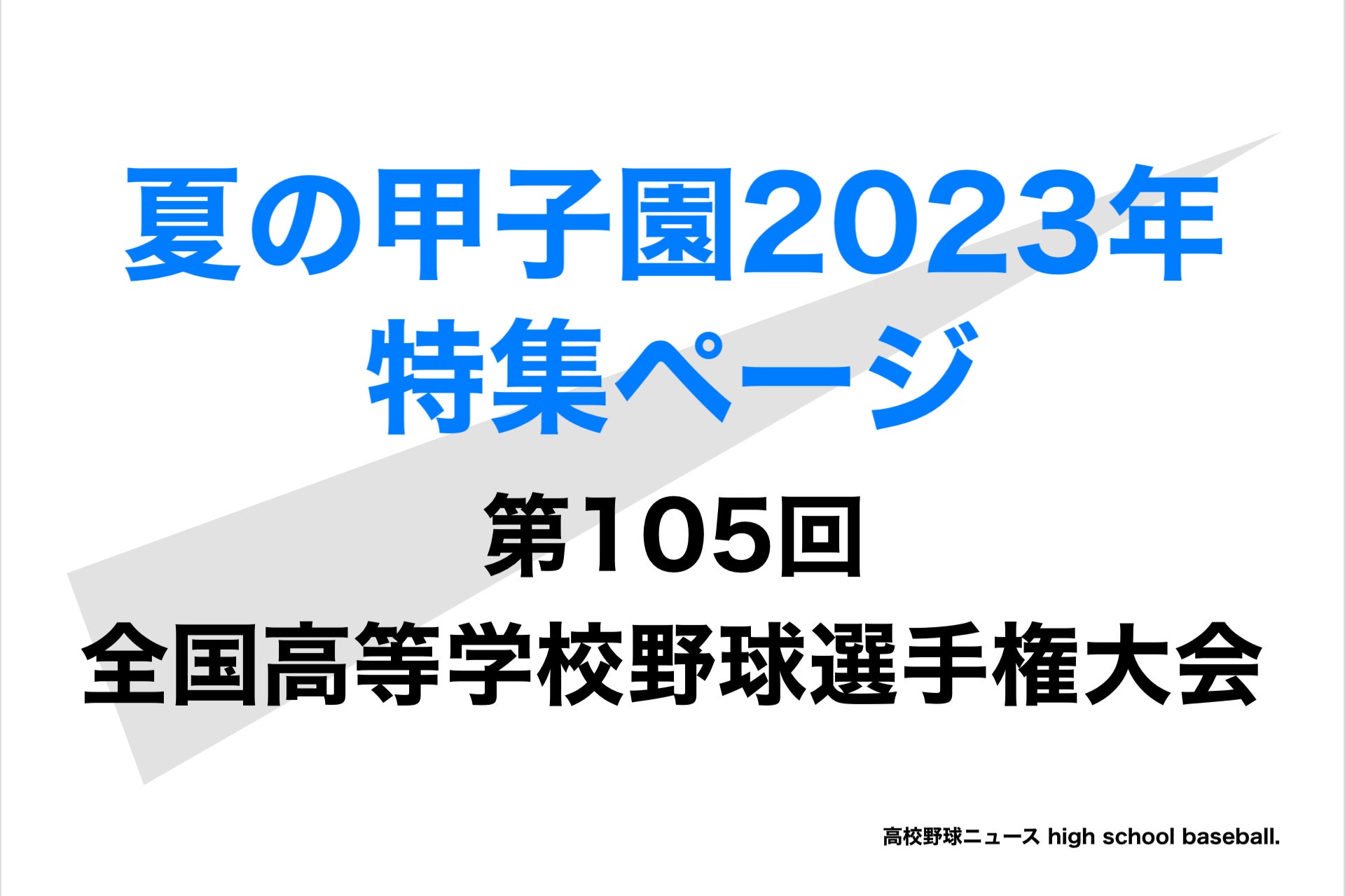 魅力の 2023年第105回高校野球茨城大会パンフレット
